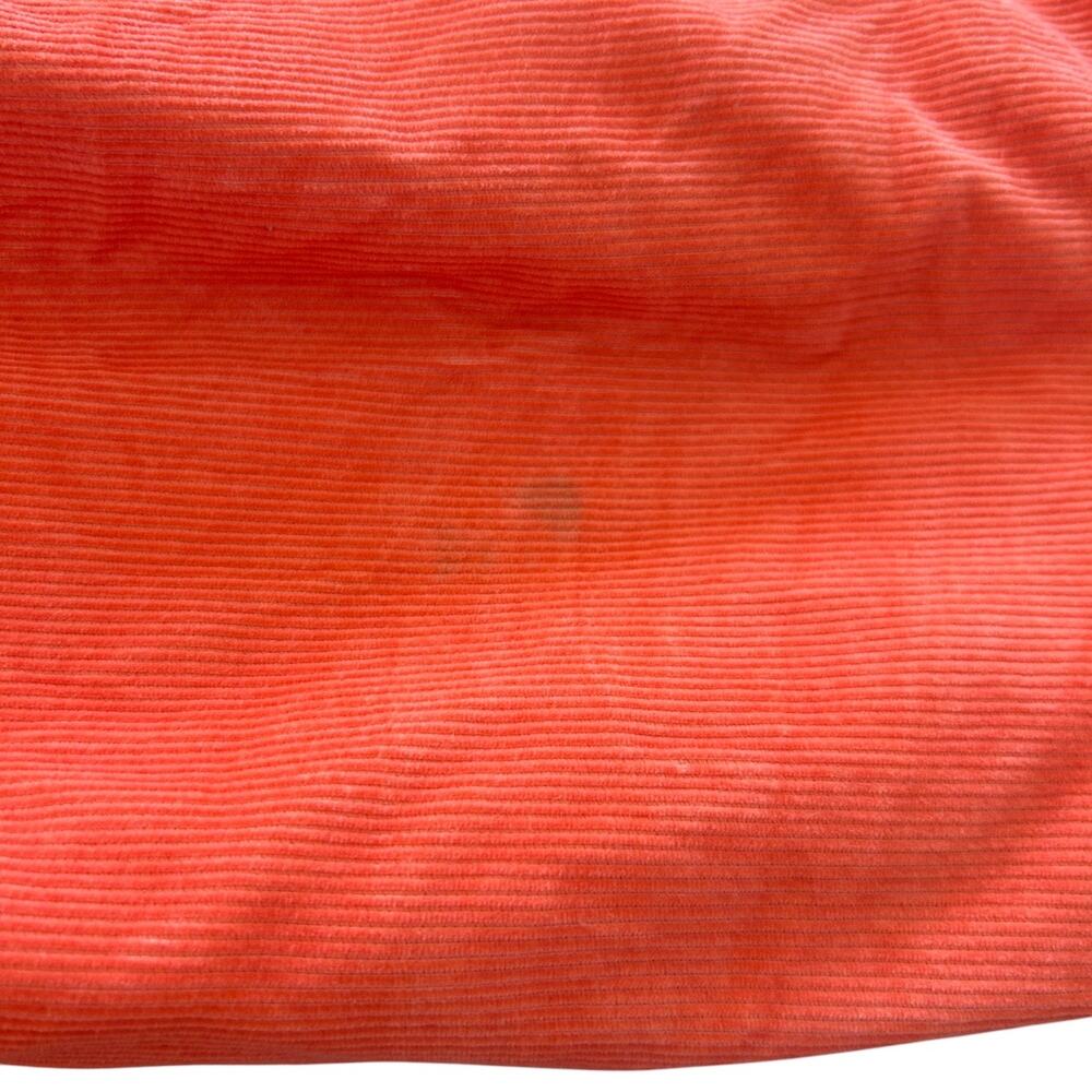 Vintage Y2K GAP Orange Corduroy Sherpa Lined Trucker Jacket Women's XL Grunge - Picture 10 of 14